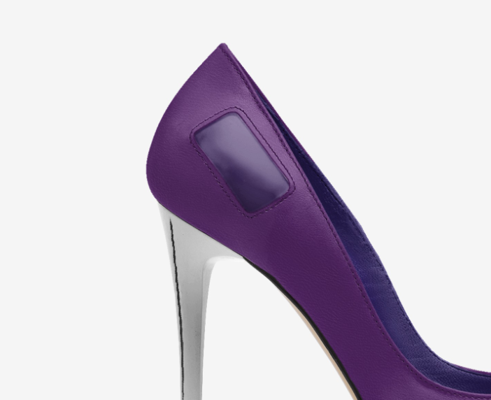 MAUVE FULL CUT COURT HEEL
